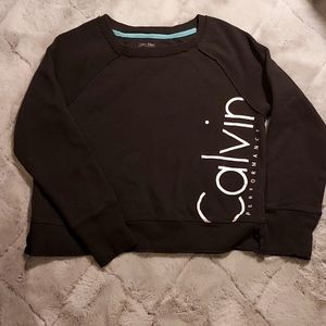 Cropped Calvin Klien Performance No-hooded Sweatshirt